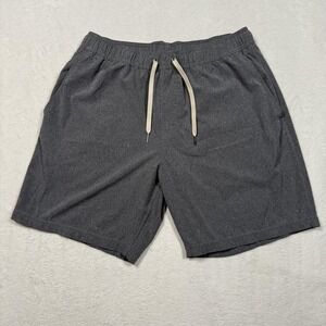 Fair Harbor Shorts Mens Large Gray Performance Stretch‎ Elastic Waist Drawstring